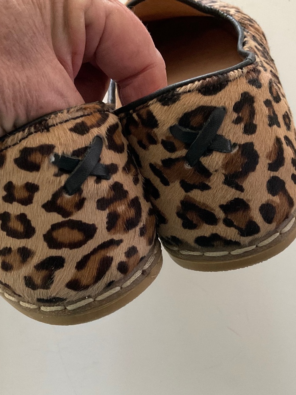 CHARIX Slip-On Leopard Cowhide Hair  Size EU 41 US 9.5/10 - Picture 5 of 13